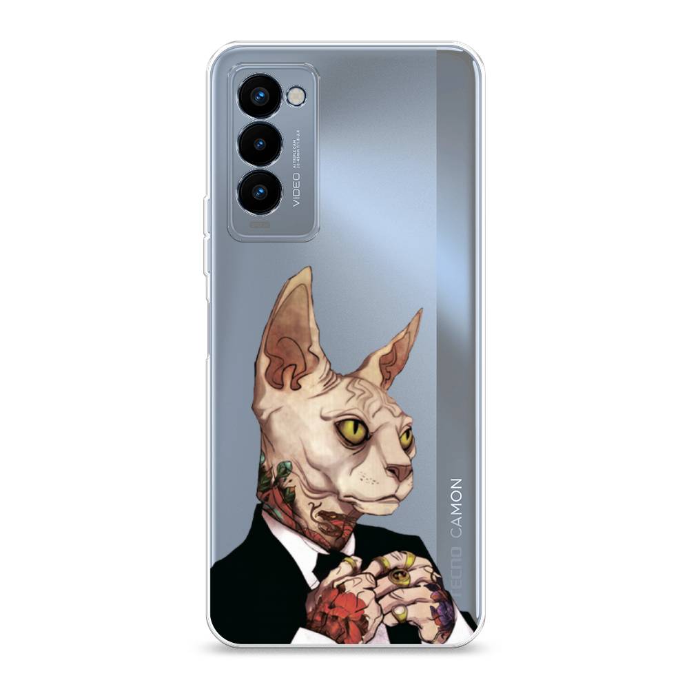 

Чехол Awog на Tecno Camon 18P "Татуированный сфинкс", Разноцветный, 300750-7