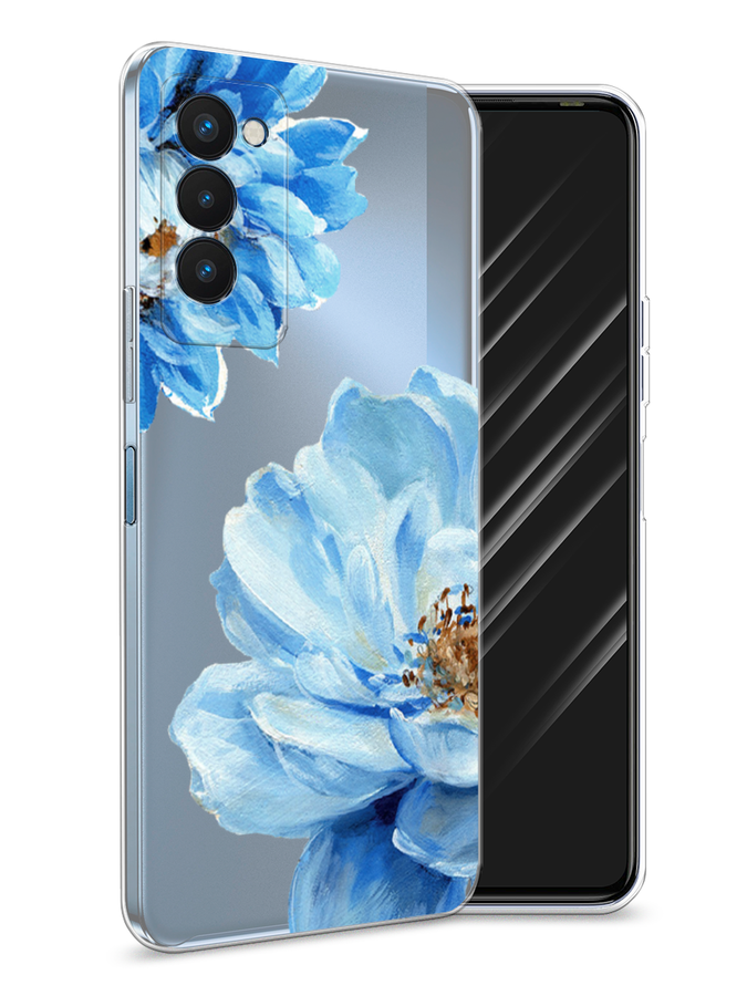 

Чехол Awog на Tecno Camon 18P "Голубые клематисы", Разноцветный, 300750-8