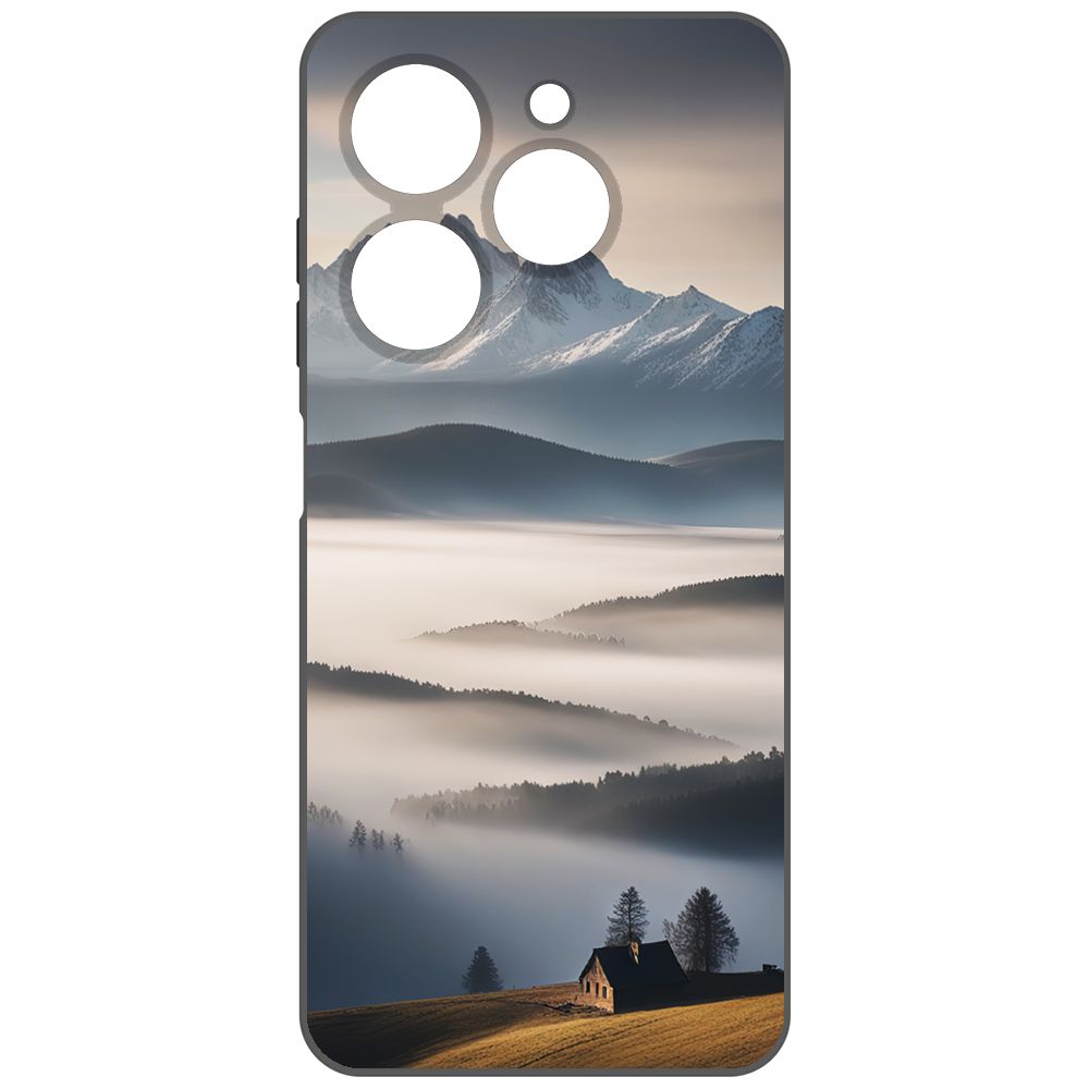 

Чехол-накладка Krutoff Soft Case Туман для Tecno Spark Go 2024 черный