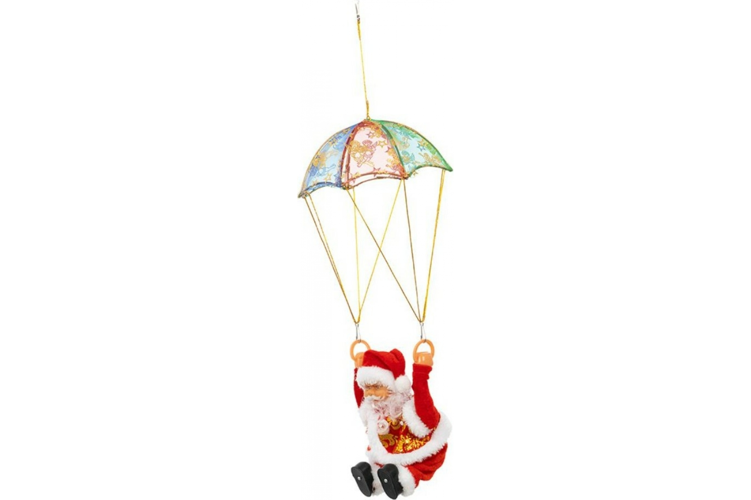 Гирлянда-растяжка Волшебная Страна Санта с парашютом SYLRA-052120 54 см разноцветный