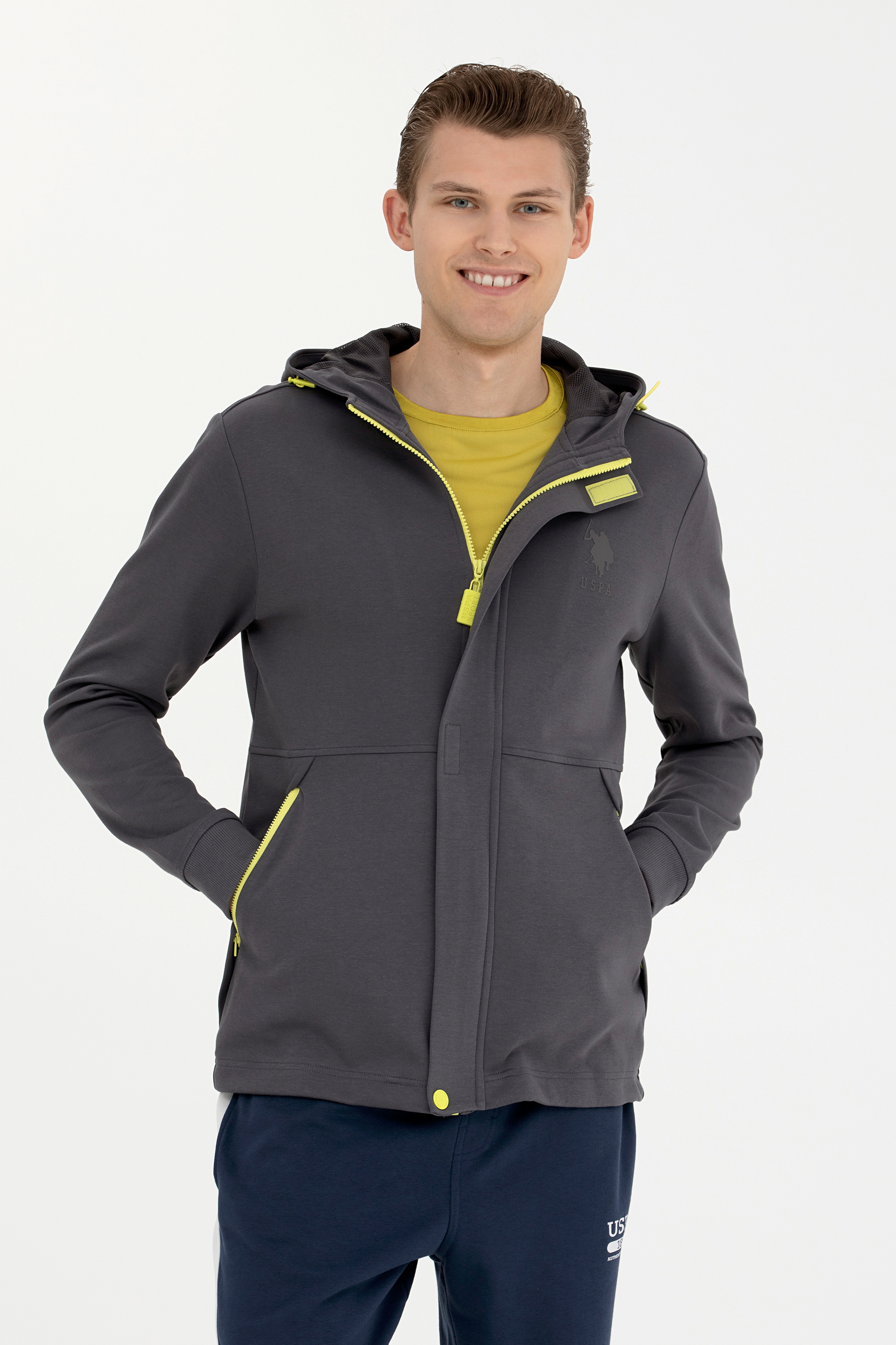 

Толстовка мужская U.S. POLO Assn. G081SZ0820RC-BOLSE серая XL, Серый, G081SZ0820RC-BOLSE
