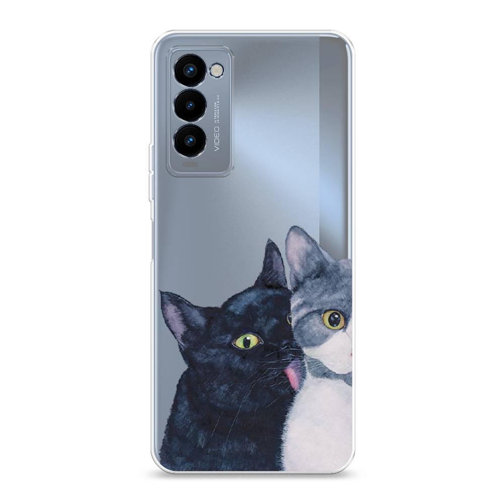 

Чехол Awog на Tecno Camon 18P "Кошачья любовь", Разноцветный, 300750-1