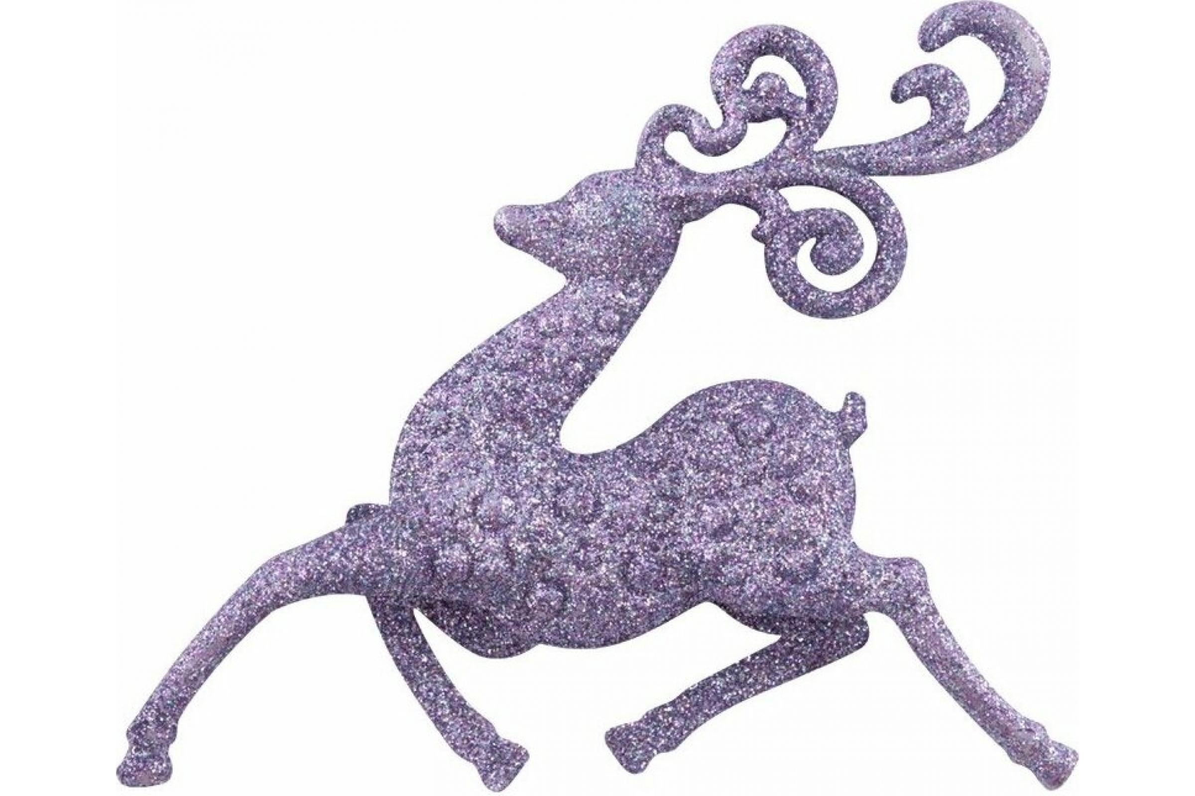 

Елочная игрушка Волшебная Страна олень SYLKGJC-4821253 11 см фиолетовый 1 шт., олень