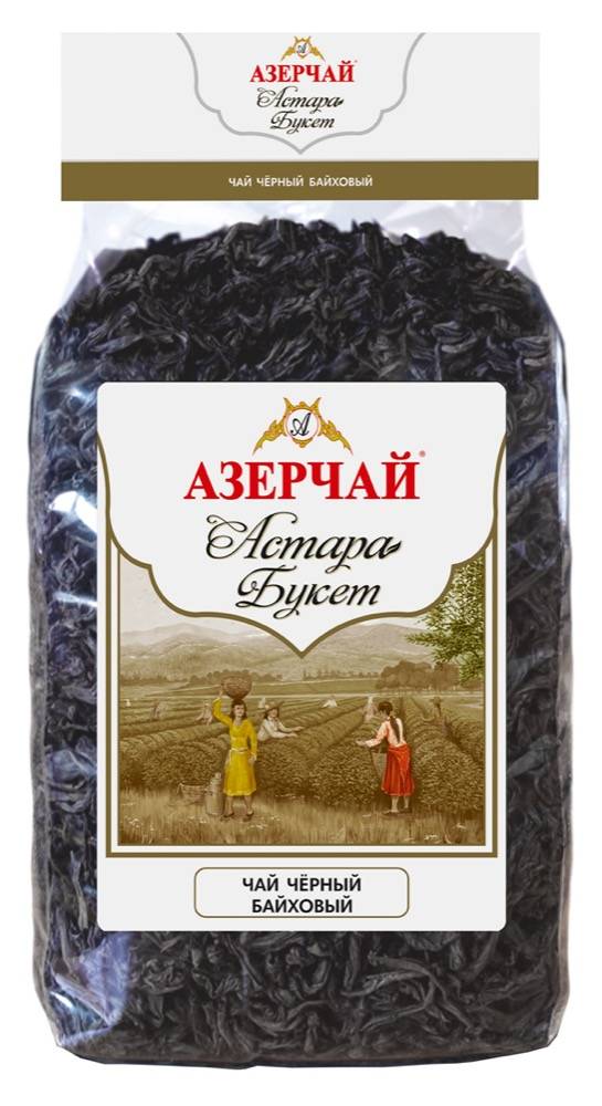 Чай Азерчай Астара Букет, черный крупнолистовой, целофан, 400 гр