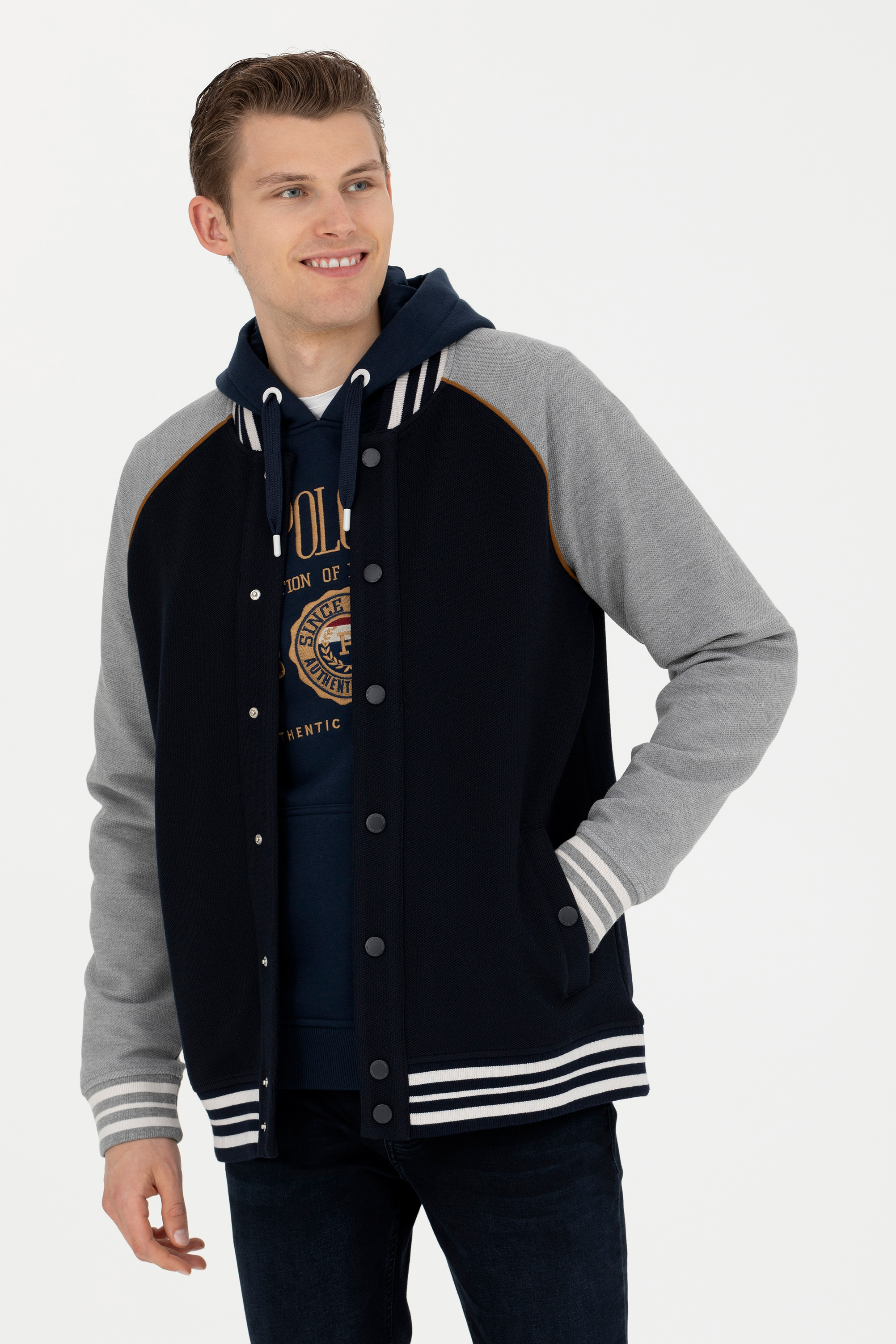 

Толстовка мужская U.S. POLO Assn. G081SZ0820PINA синяя XL, Синий, G081SZ0820PINA