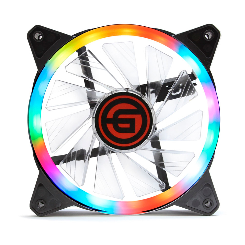 

Корпусной вентилятор Ginzzu RGB 12DR4, RGB 12DR4