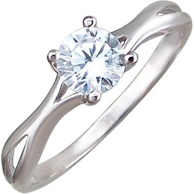 

Кольцо из серебра с фианитом р. 16,5 Эстет 01К158530, 01К158530