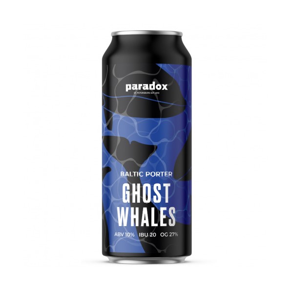 

Пиво Paradox Ghost Whales Porter темное 0,5 л, ТН-00004064