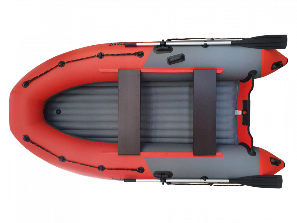 Надувная лодка BoatsMan Sport BT320ASR (графитово-красный)