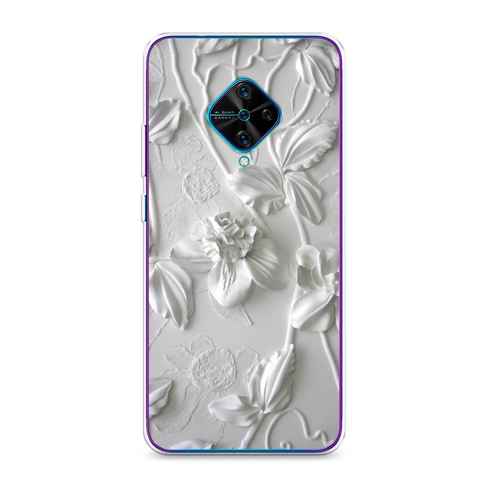 

Чехол Awog на Vivo Y9s "Гипсовые цветы", 262450-7