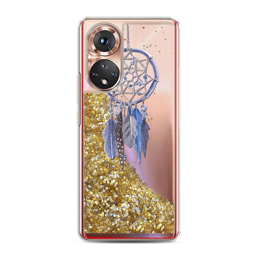 

Чехол Awog на Honor 50 "Синий ловец снов акварель", Серый, 6105490-1