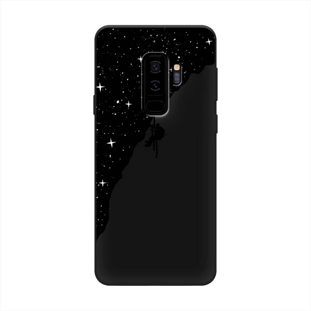 

Чехол Awog на Samsung Galaxy S9 + "Скалолаз в космосе", Черный;белый;бежевый, 25852-1