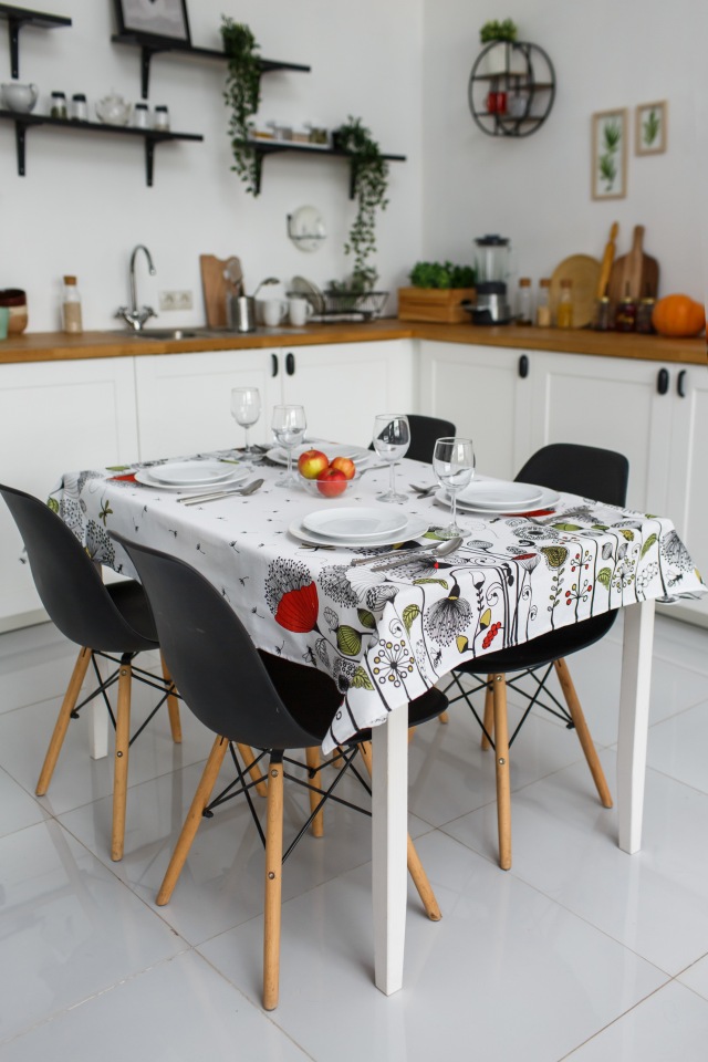 

Скатерть прямоугольная AMARO HOME GRACE 110х150 (Одуванчики)