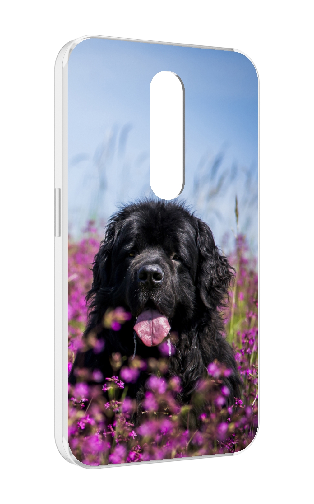 

Чехол MyPads ньюфаундлед для Motorola Moto X Force (XT1585 / XT1581), Прозрачный, Tocco