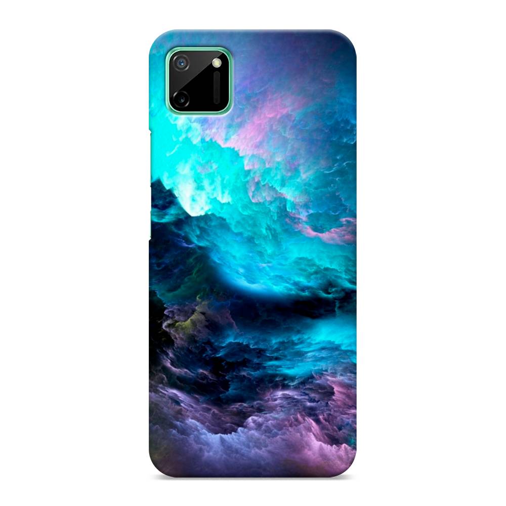 

Пластиковый чехол "Бирюзовое небо" на Realme C11, 253820-3