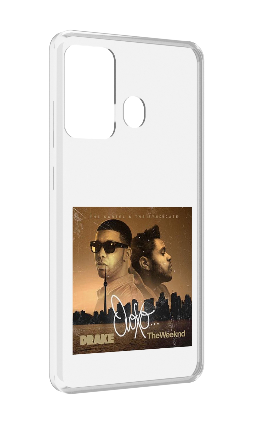 

Чехол MyPads Drake & The Weeknd - OVOXO для ITEL A27 / ITEL P17, Прозрачный, Tocco