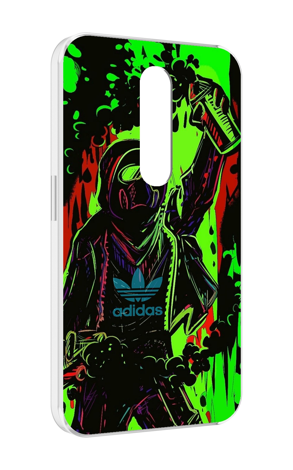 

Чехол MyPads мужчина в красках адидас для Motorola Moto X Force (XT1585 / XT1581), Прозрачный, Tocco