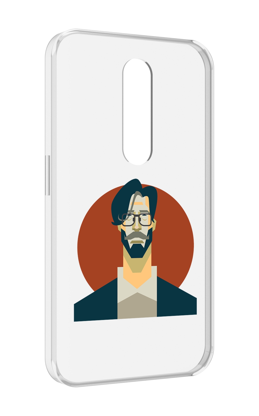 

Чехол MyPads мужичек-в-очках для Motorola Moto X Force (XT1585 / XT1581), Прозрачный, Tocco