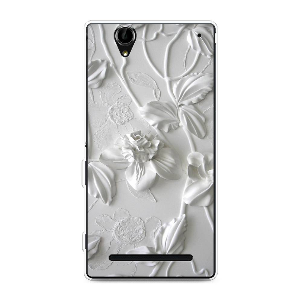 

Чехол Awog на Sony Xperia T2 Ultra "Гипсовые цветы", 50950-7