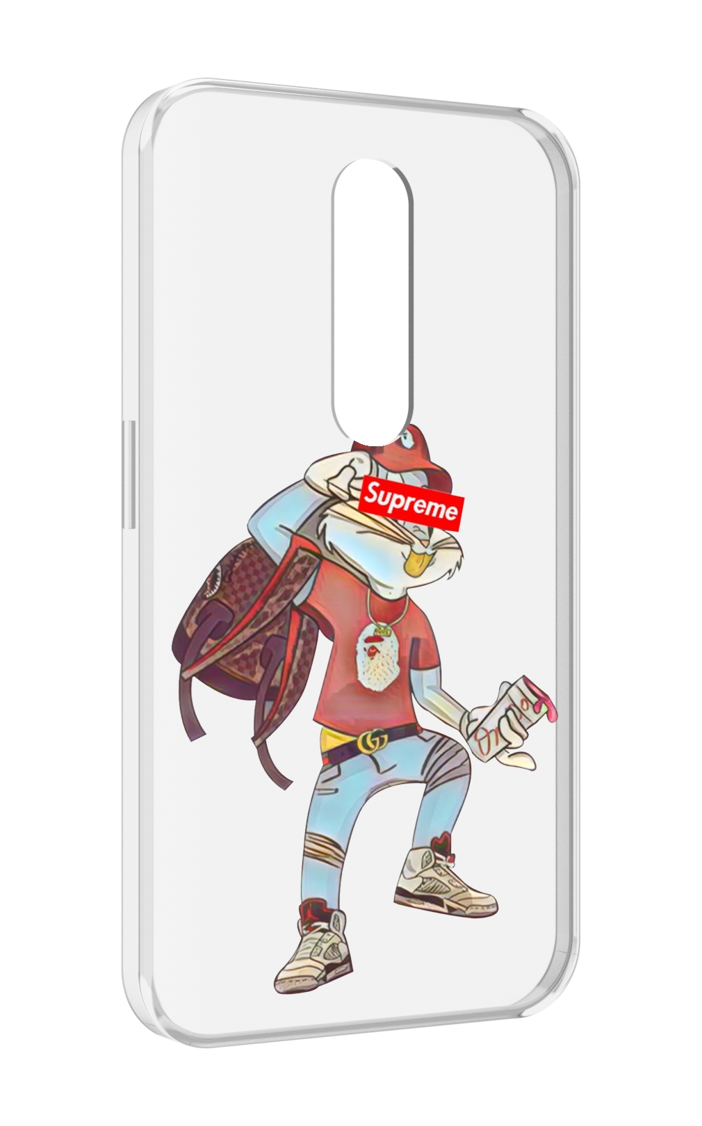

Чехол MyPads моднявый-заяц детский для Motorola Moto X Force (XT1585 / XT1581), Прозрачный, Tocco
