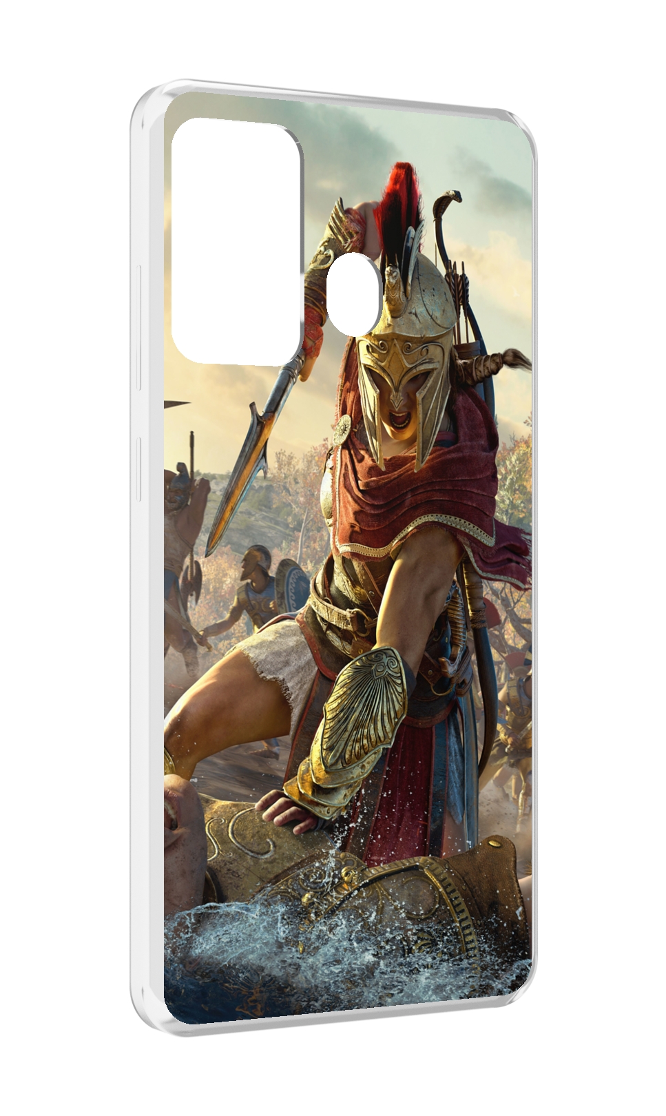 

Чехол MyPads Assassin's Creed Odyssey Kassandra мужской для ITEL A27 / ITEL P17, Прозрачный, Tocco