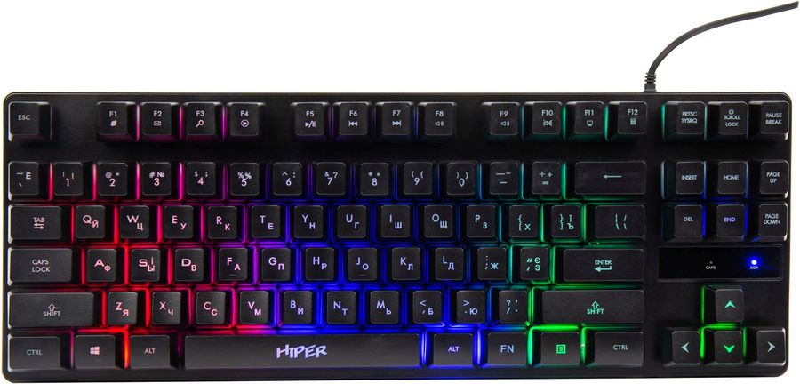 Проводная игровая клавиатура HIPER KG201 Demure Black