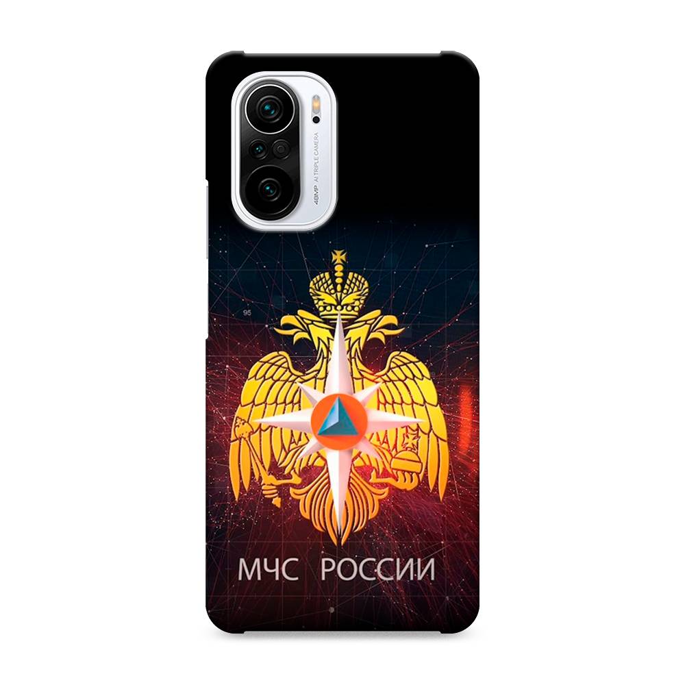 

Пластиковый чехол "МЧС России" на Xiaomi Poco F3, 310120-4