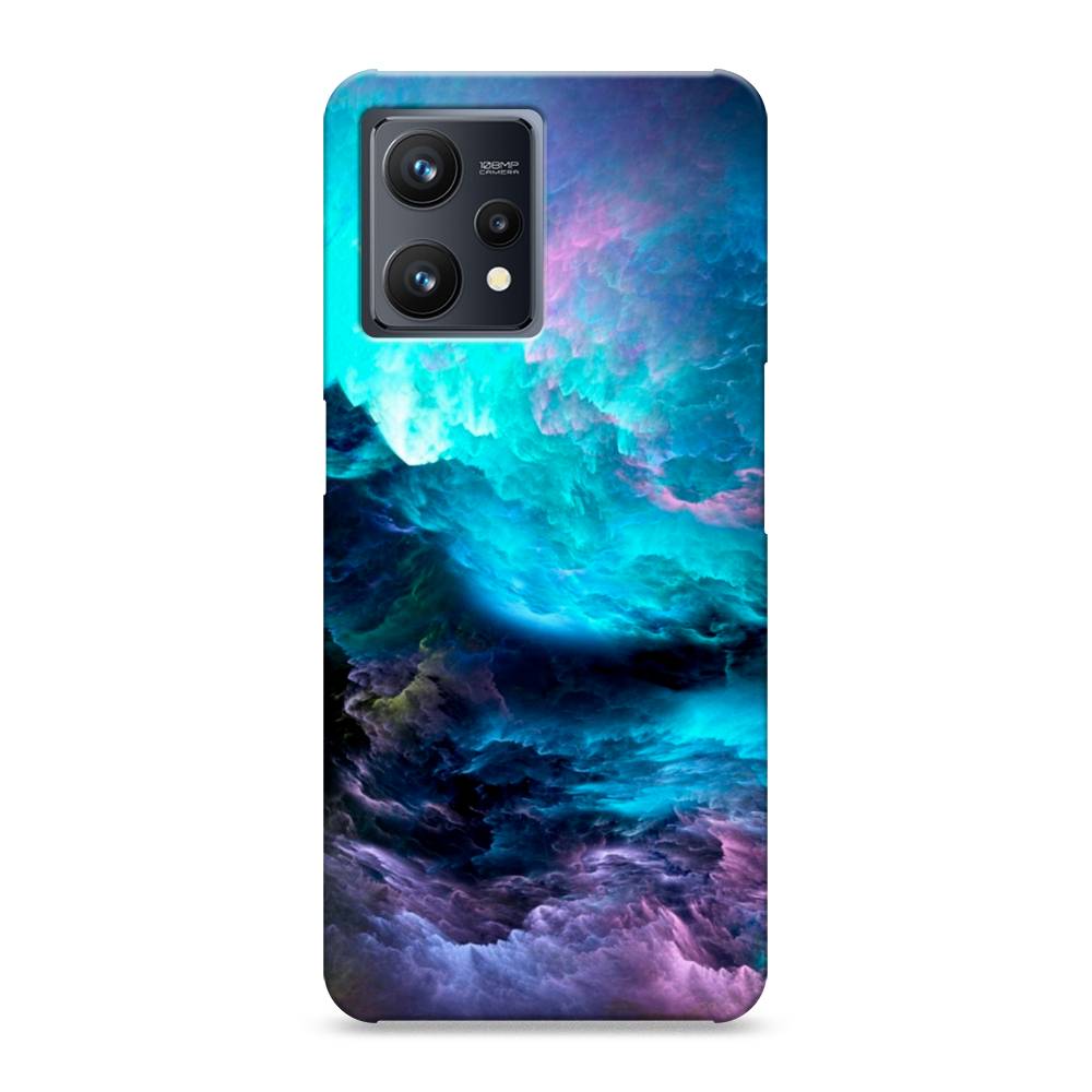 

Пластиковый чехол "Бирюзовое небо" на Realme 9 Pro Plus, 258720-3