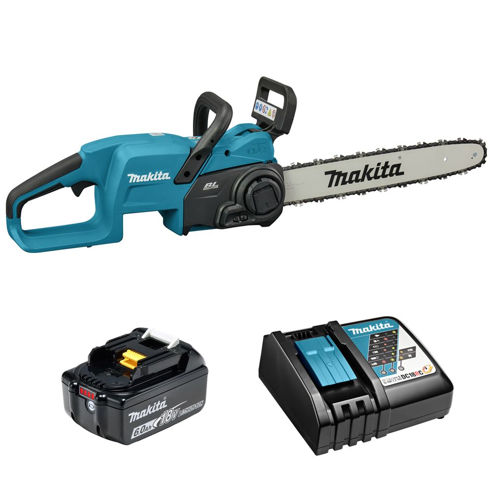 

Пила цепная аккумуляторная 40см, 1х6Ач и з/у Makita DUC407RG, DUC407RG