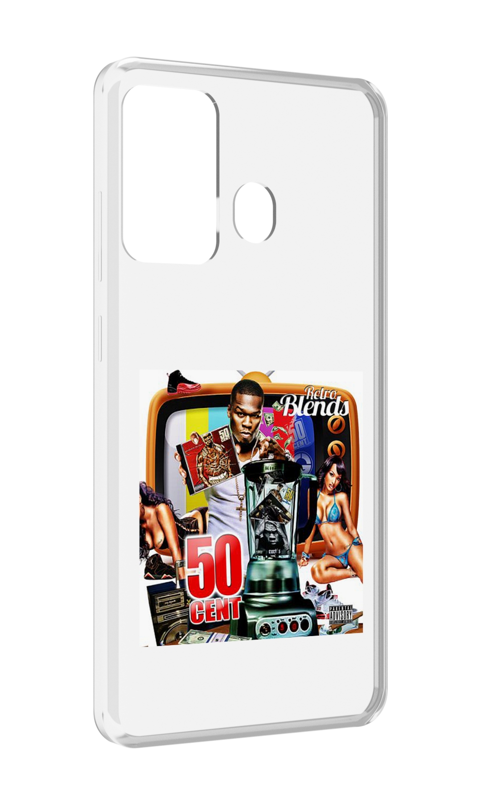 

Чехол MyPads 50 Cent - Retro 50 Cent Blends для ITEL A27 / ITEL P17, Прозрачный, Tocco