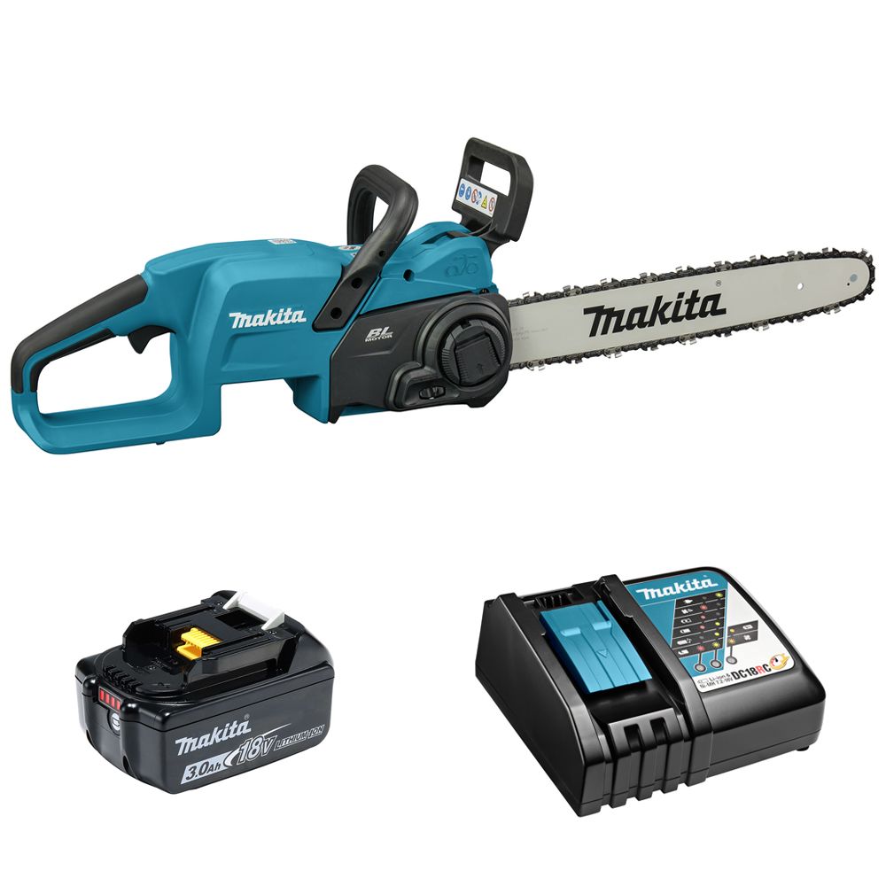 

Пила цепная аккумуляторная 40см, 1х3Ач и з/у Makita DUC407RF, DUC407RF