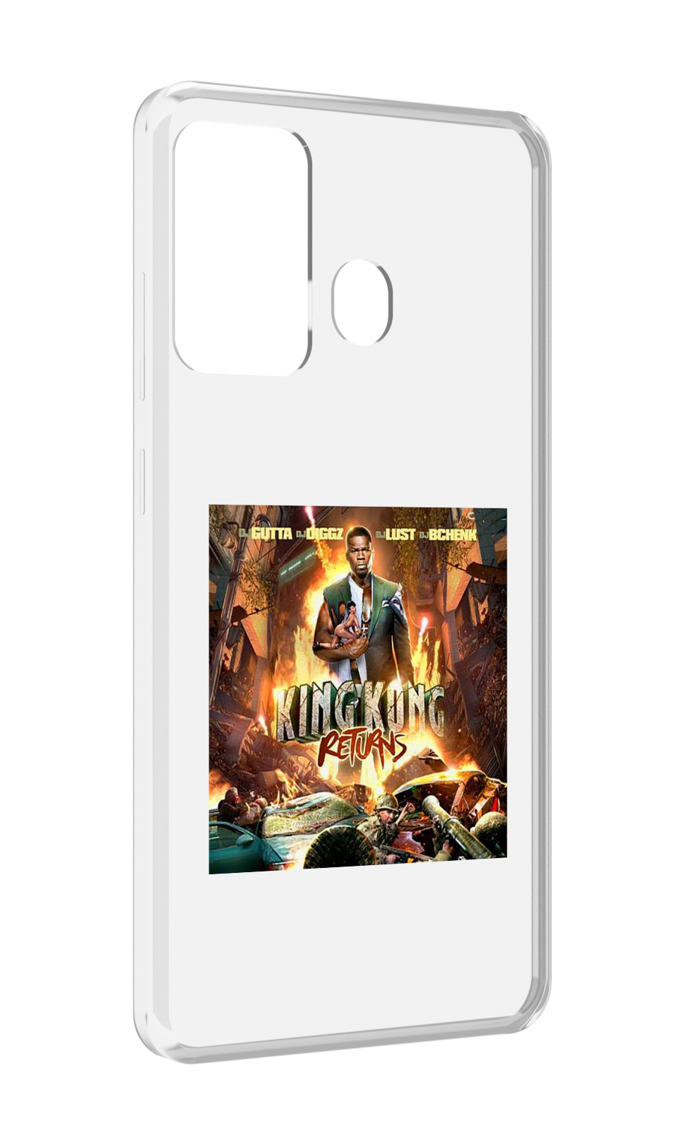 

Чехол MyPads 50 Cent - King Kong Returns для ITEL A27 / ITEL P17, Прозрачный, Tocco
