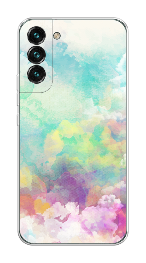 

Чехол на Samsung Galaxy S22 "Воздушное небо", Белый;голубой;розовый;желтый, 2103850-1