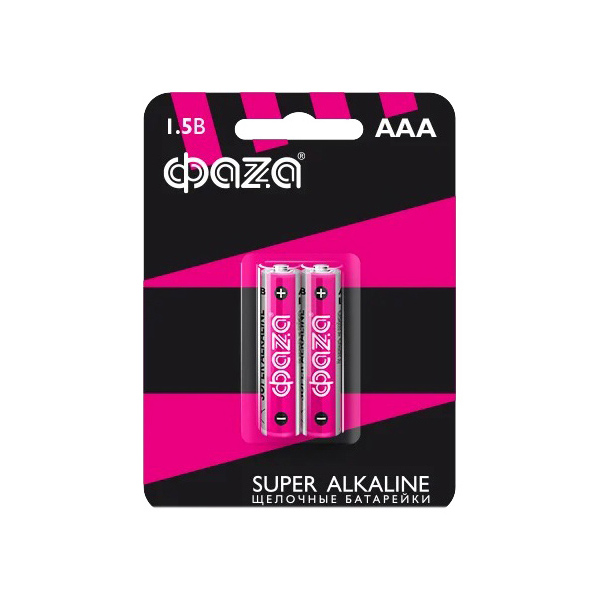 Батарейки Фаzа Alkaline Супер ААА 2 шт