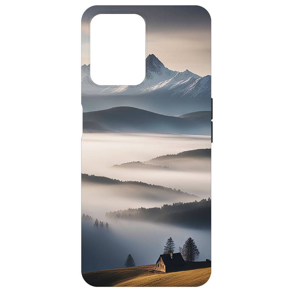 

Чехол-накладка Krutoff Soft Case Туман для Realme C51 черный