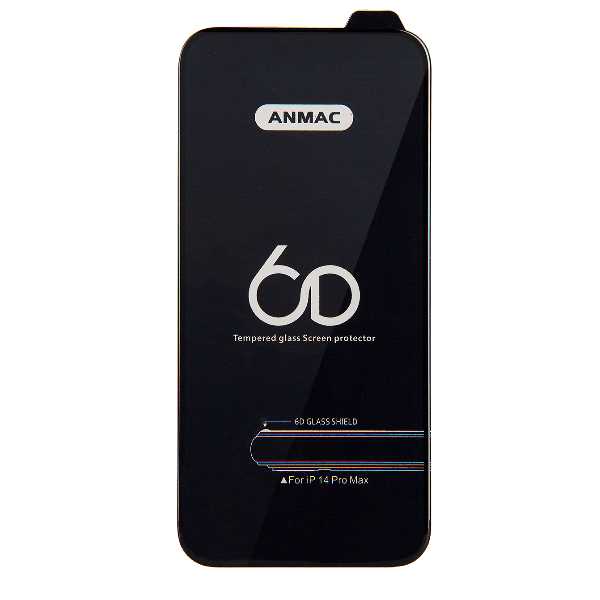 Защитное стекло Anmac для iPhone 14 Pro Max 6D Black