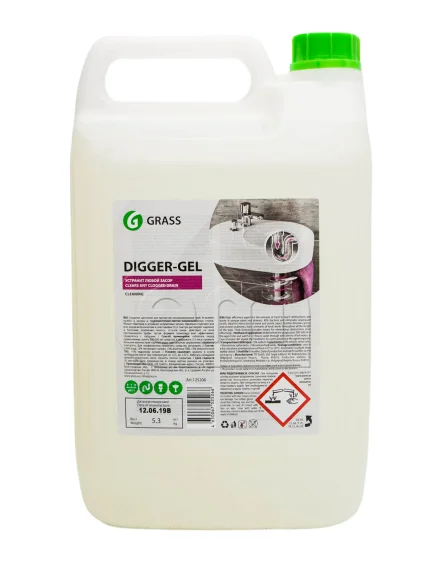 

Средство для прочистки канализационных труб Grass Digger-Gel, 5.3 кг