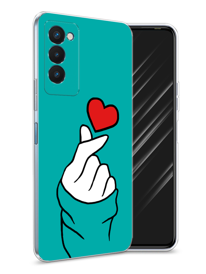 

Чехол Awog на Tecno Camon 18P "Маленькое сердечко", Разноцветный, 300750-7