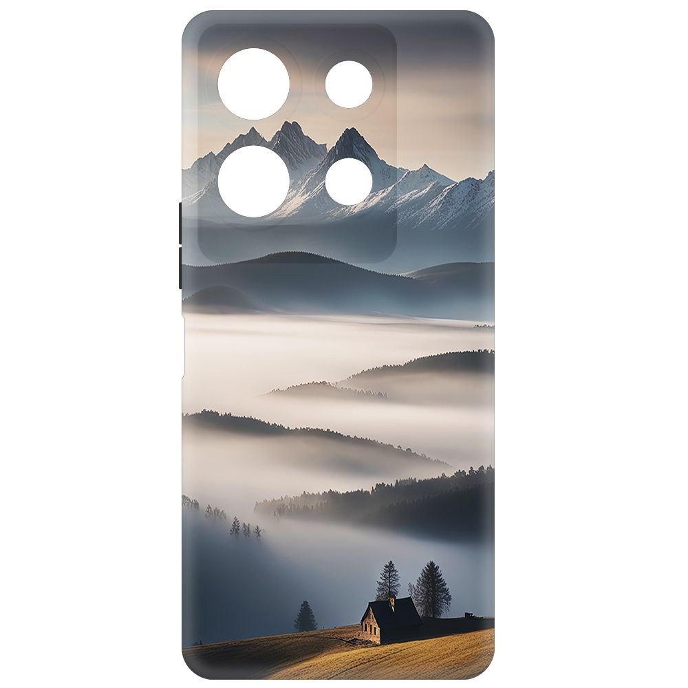 

Чехол-накладка Krutoff Soft Case Туман для Infinix Note 30 VIP черный
