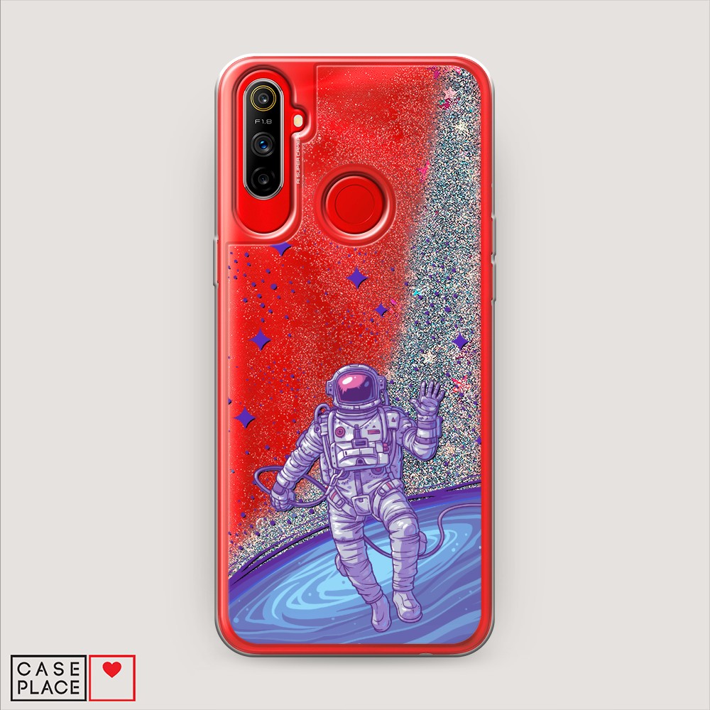 

Чехол Awog на Realme C3 "Космонавт в открытом космосе", Разноцветный, 253091-1