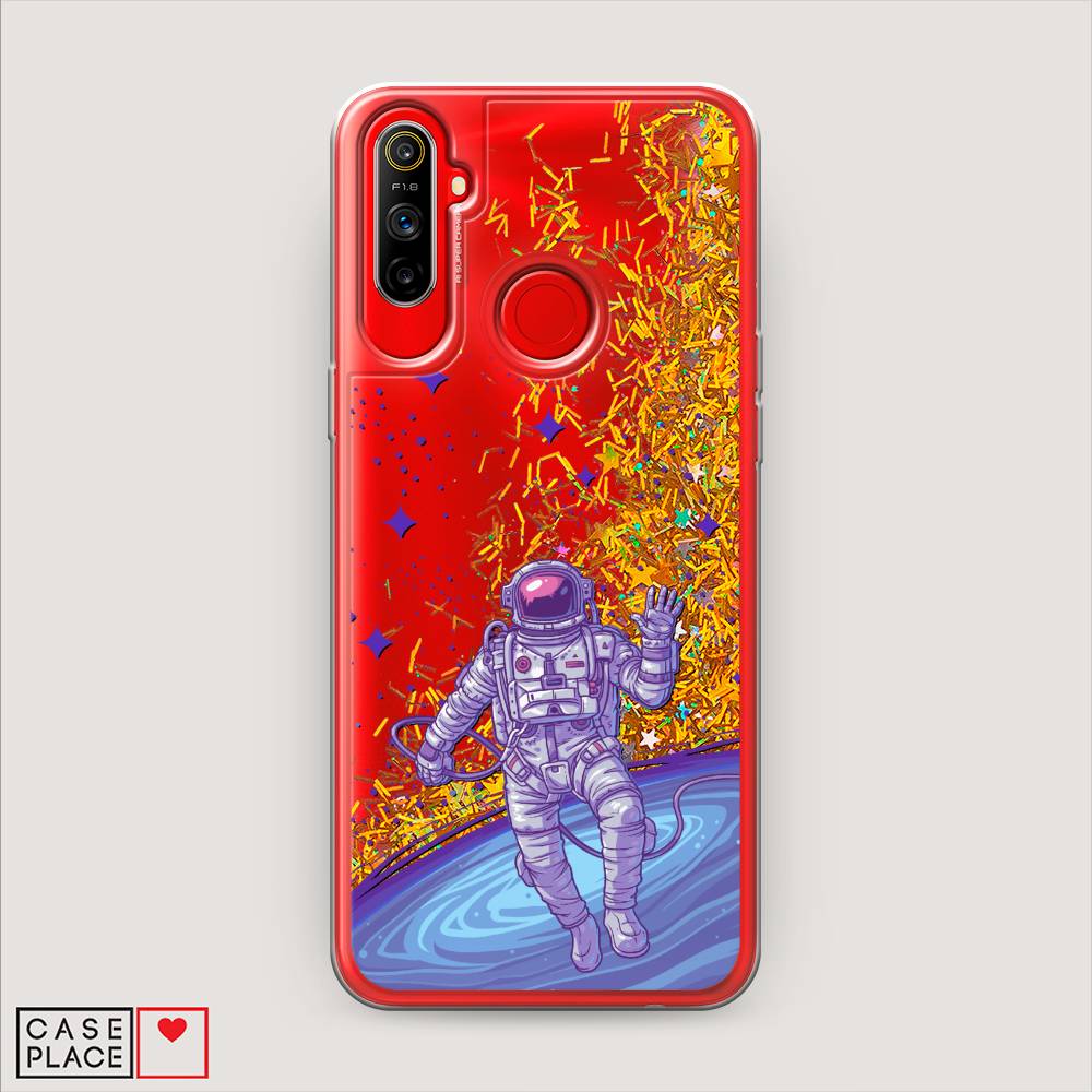 

Чехол Awog на Realme C3 "Космонавт в открытом космосе", Разноцветный, 253090-1