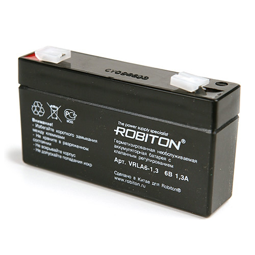 

Аккумулятор ROBITON VRLA6-1.3