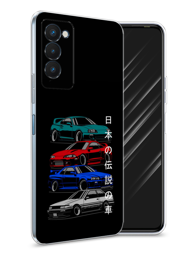 

Чехол Awog на Tecno Camon 18P "JDM Legend cars", Разноцветный, 300750-5