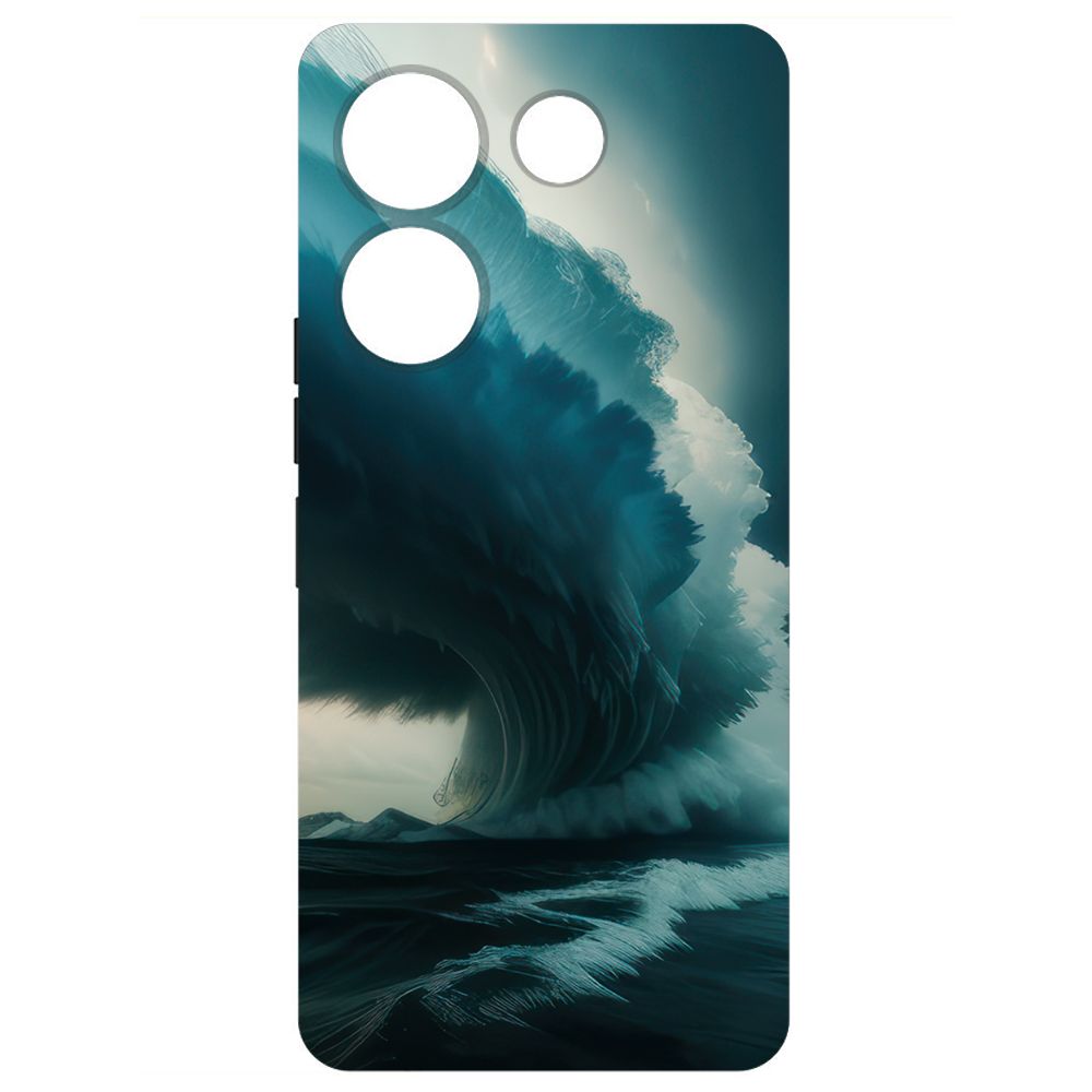 

Чехол-накладка Krutoff Soft Case Торнадо для Tecno Camon 20 черный