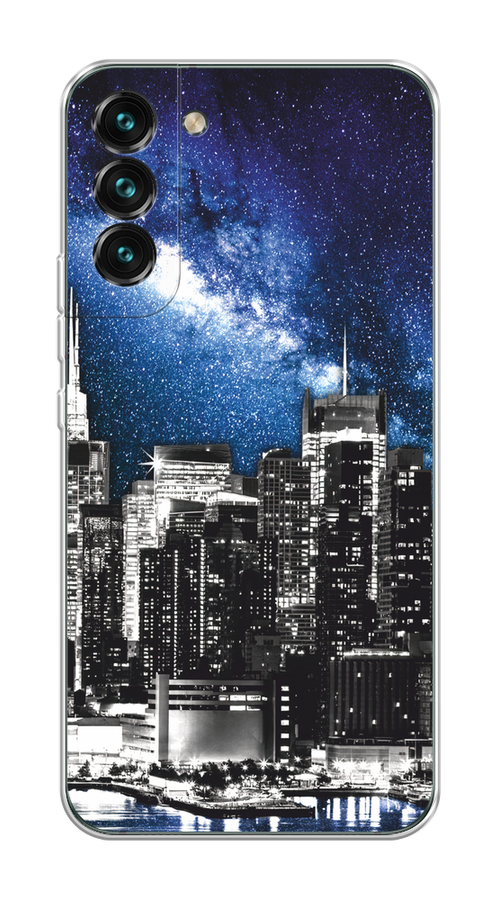 

Чехол на Samsung Galaxy S22 "Космический Нью-Йорк", 2103850-1