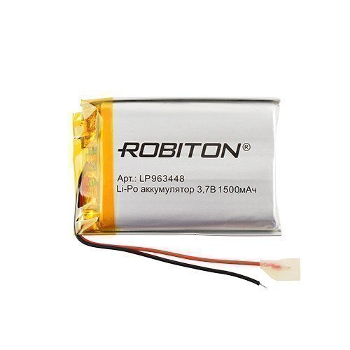 

Аккумуляторная батарея ROBITON LP963448 3.7В 1500мАч PK1