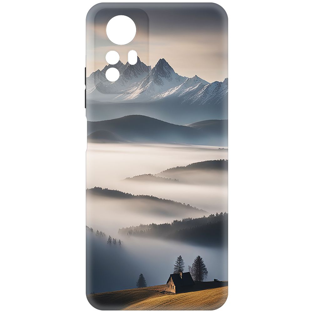 

Чехол-накладка Krutoff Soft Case Туман для Xiaomi Redmi Note 12S черный