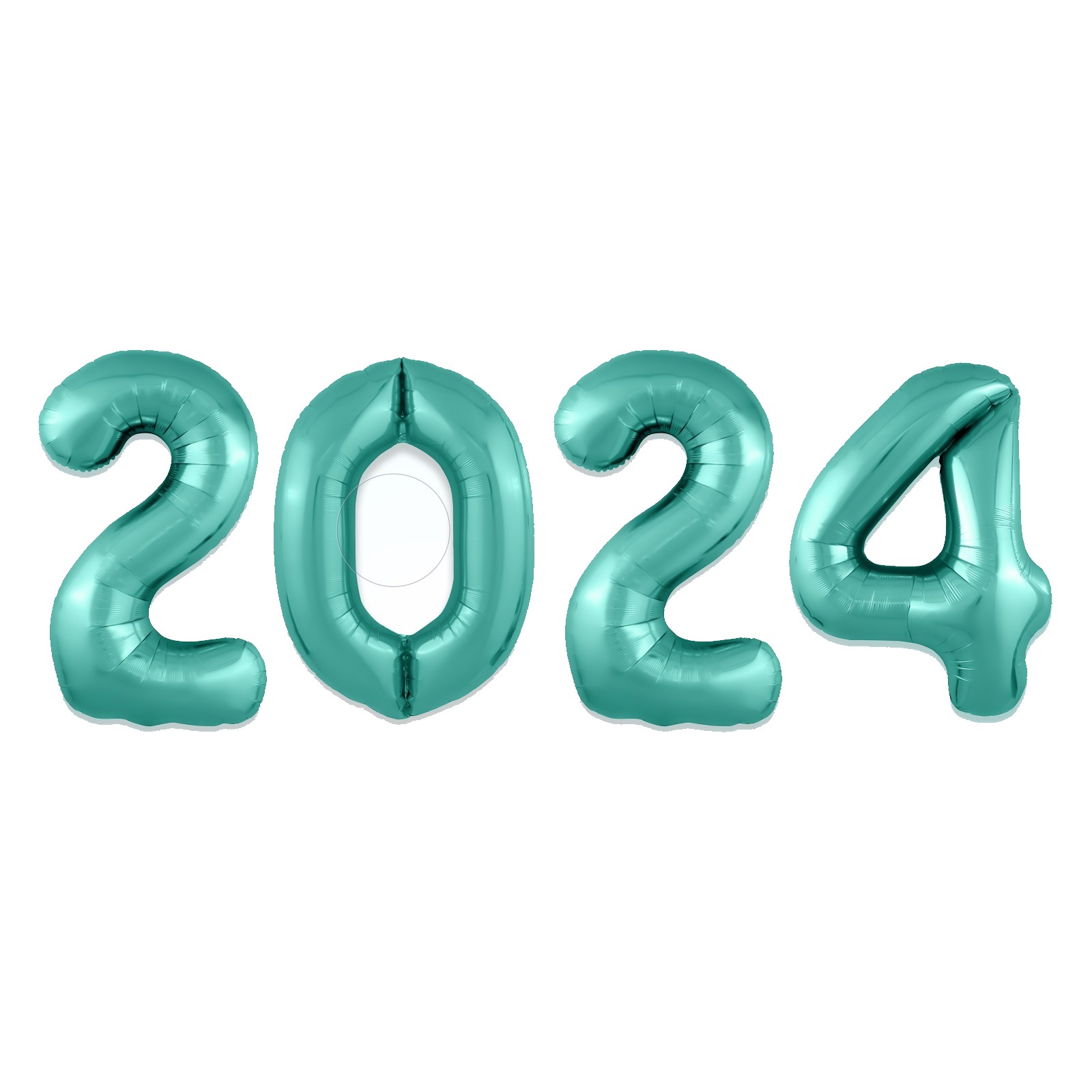 

Набор фольгированных шаров 40" "2024" цвет бискайский зеленый