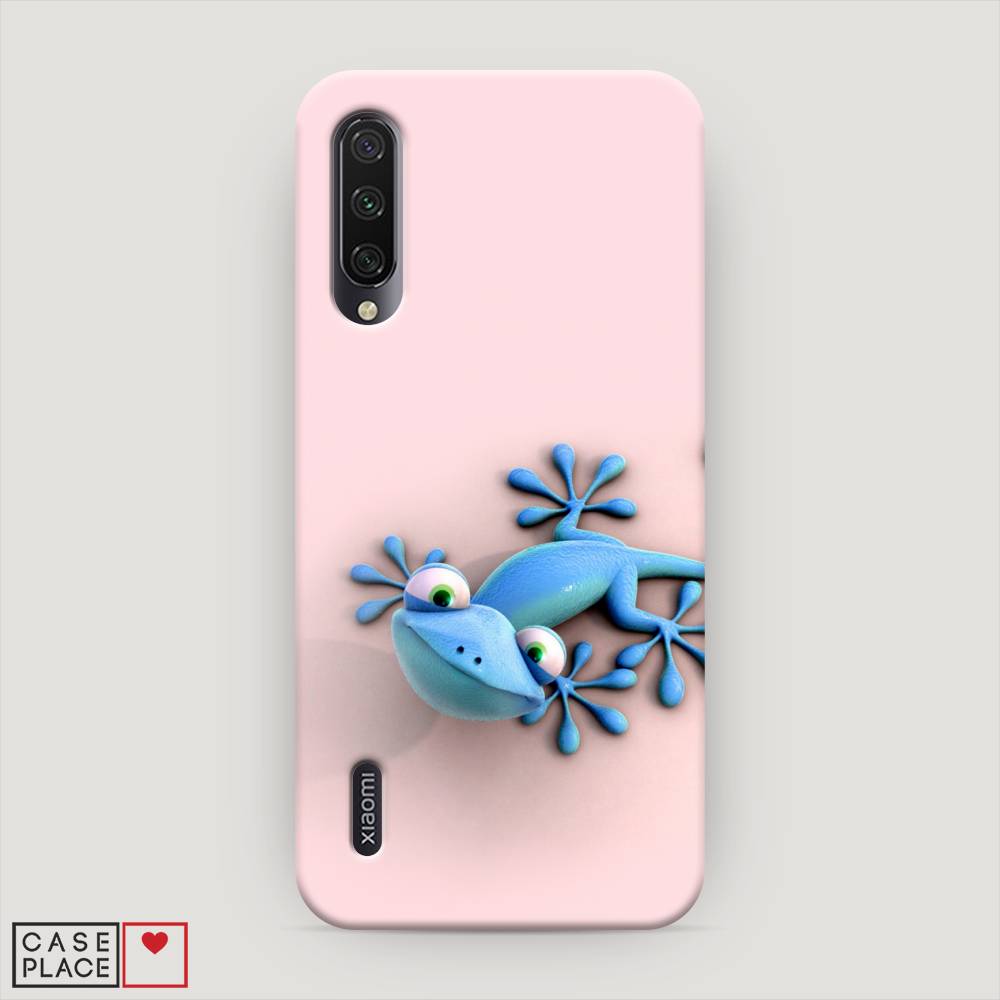 

Пластиковый чехол "Голубая ящерка" на Xiaomi Mi A3, 36020-1