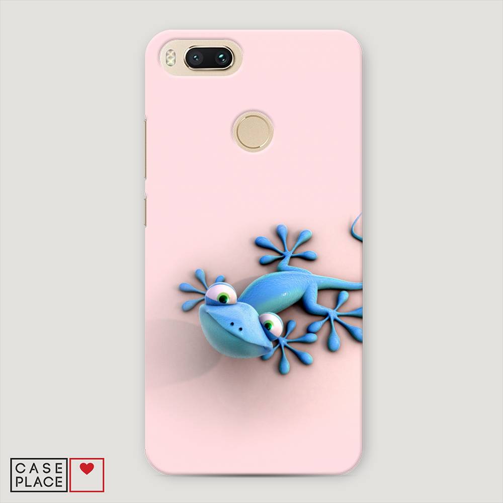 

Пластиковый чехол "Голубая ящерка" на Xiaomi Mi A1